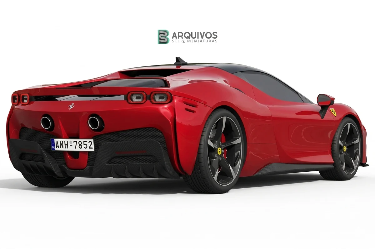 Modelo 3D STL - Ferrari SF90 Stradale — foto 6